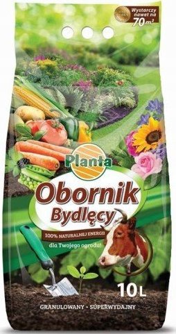 Planta Obornik bydlęcy nawóz naturalny granulowany 10 l