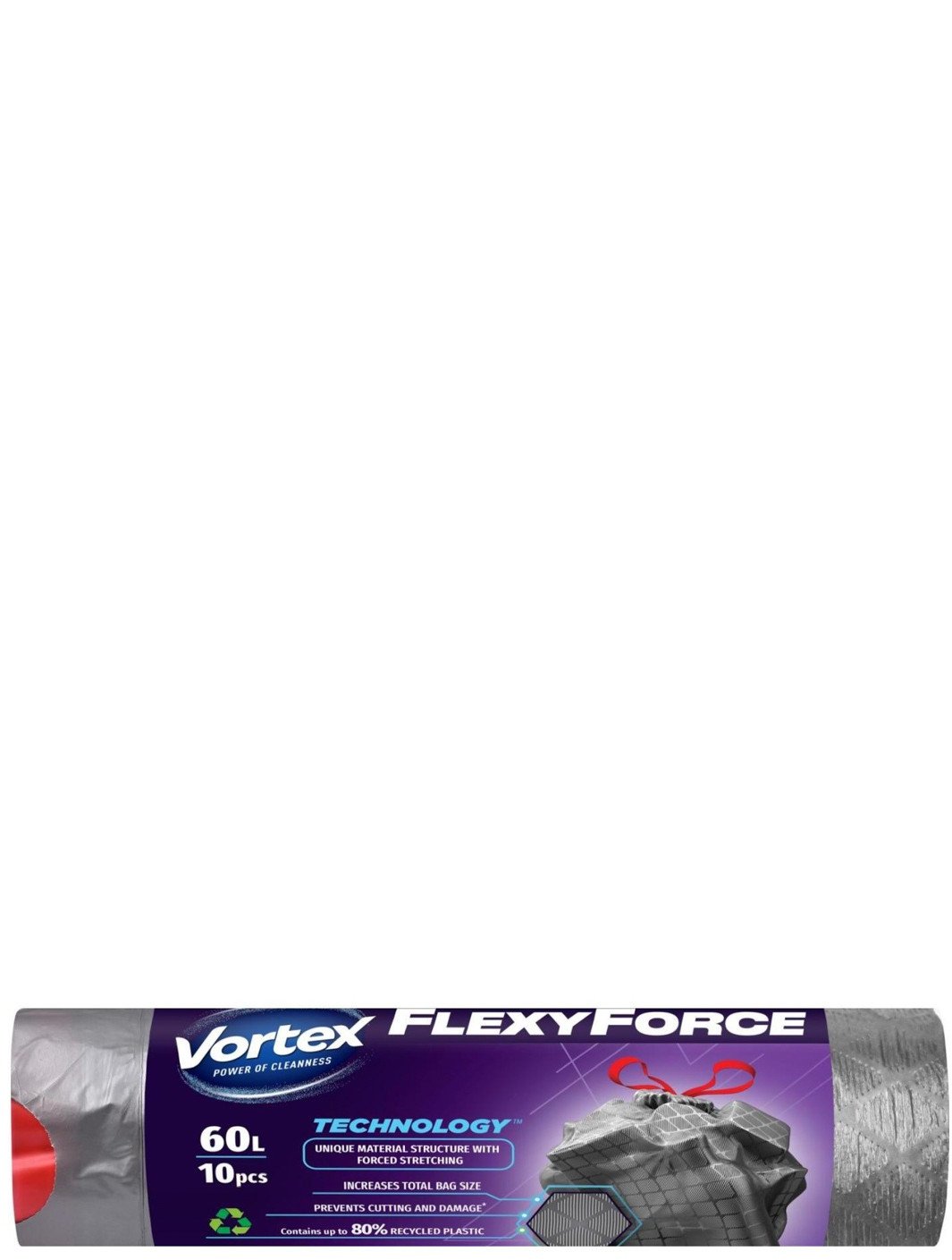 GARBAGE BAGS WITH DRAWSTRING 60L 10PCS