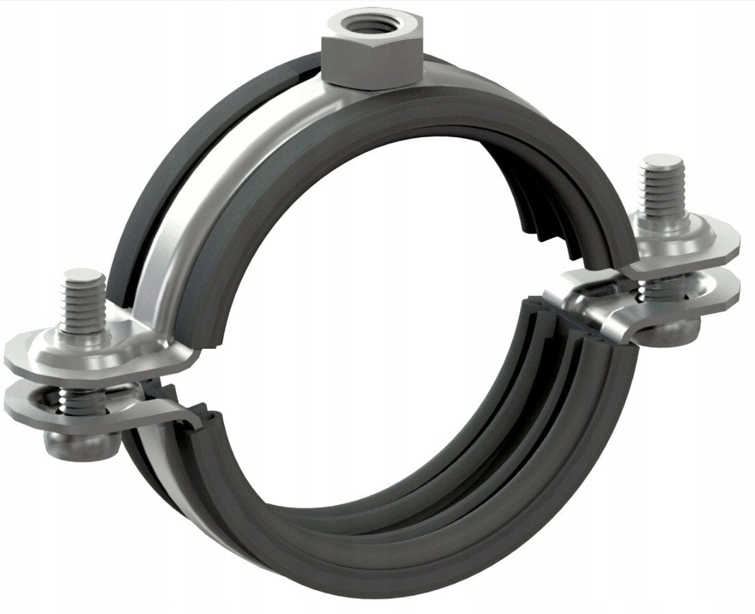 Obejma pojedyncza EXPERT z okładziną 2 1/2 BK (74-79)