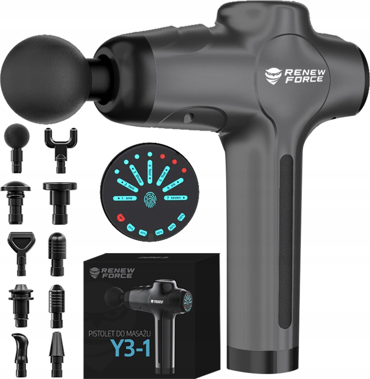 PISTOLET DO MASAŻU RENEW FORCE Y3-1