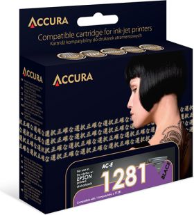Tusz Accura Tusz AC-E1281B / T1281 (Black)