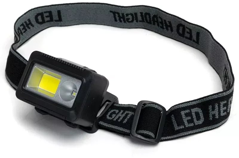 Czołówka 1.2W/140lm 2 rodzaje oświetlenia lampka na 3 baterie AAA