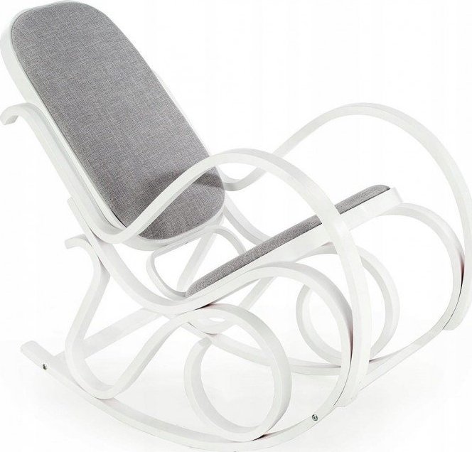 Halmar Fotel Bujany na Biegunach MAX BIS PLUS 3 Biały