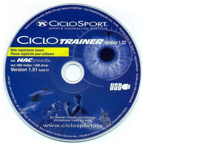 Oprogramowanie CICLOSPORT CICLO TRAINER (WYPRZEDAŻ -60%)