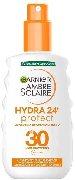 GARNIER Ambre Solaire Hydra 24 Protect SPF30 Suncream Spray 150ml