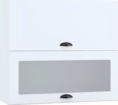 Elior Szafka kuchenna z podwójnym frontem biała - Pergio 48X 80 cm