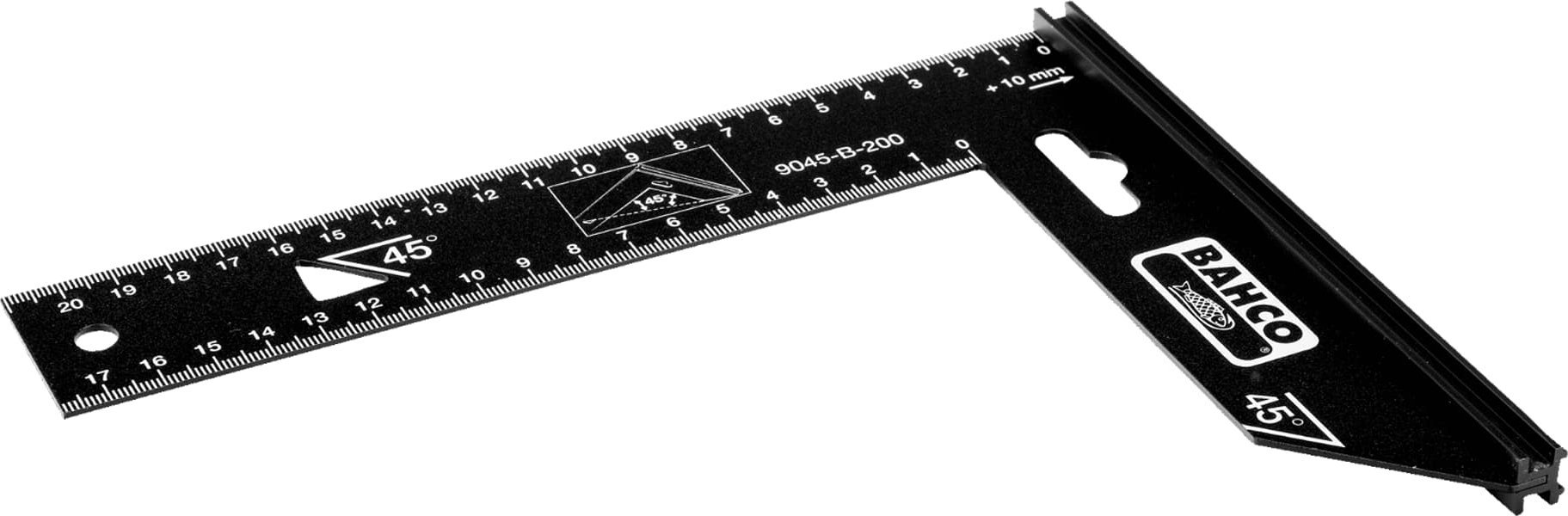 Bahco Bahco Tikslus 45° ir 90° kampainis 250mm, juodas