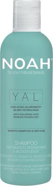 Noah Regenerujący, nawilżający szampon do włosów z kwasem hialuronowym i szałwią Noah 250 ml