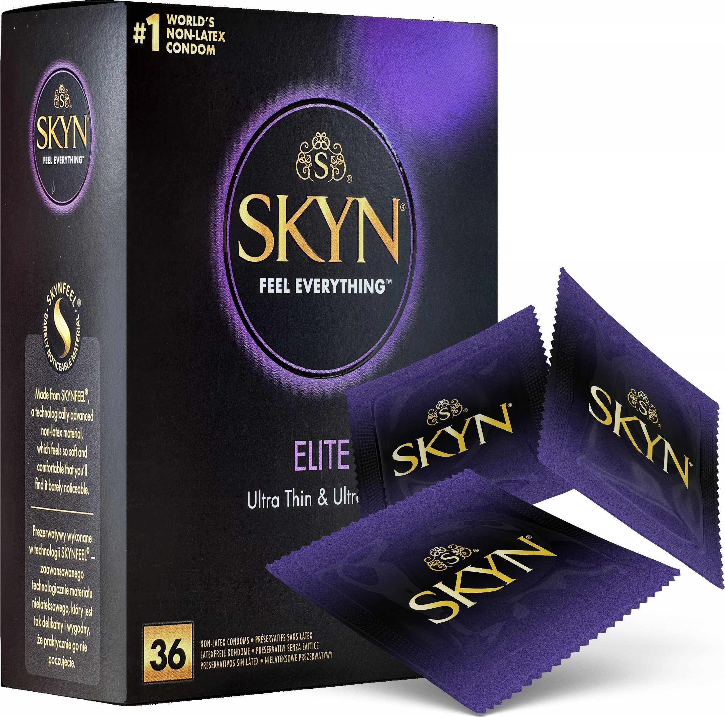 Feel Everything Elite nielateksowe prezerwatywy 36 szt.