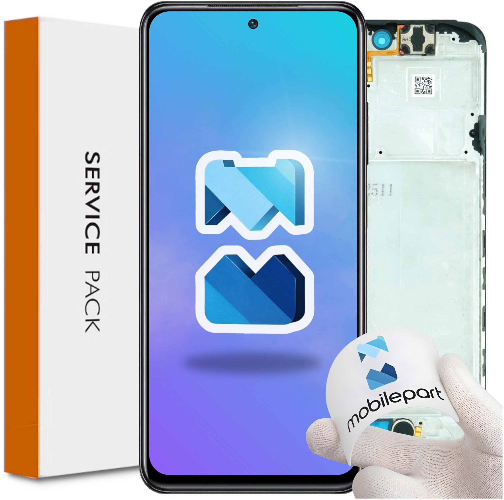 Wyświetlacz do Xiaomi Redmi Note 10 / 10S LCD Ramka Oryginał Mobilepart