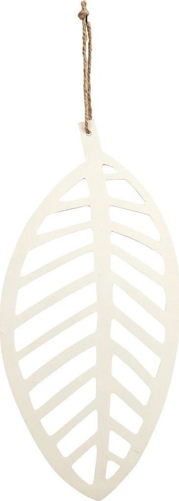 Creativ Company Liść Długi zawieszka H: 35 cm sklejka