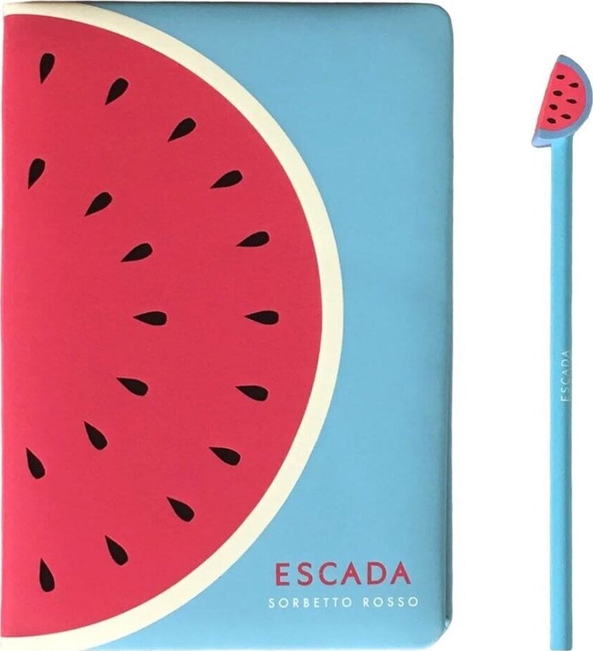 Escada Escada, Summer Limited Edition - Sorbetto Rosso, GWP Notebook, Blue Unisex