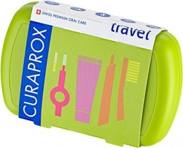 Curaprox Travel Set Szczoteczka do zębów zielony 1szt