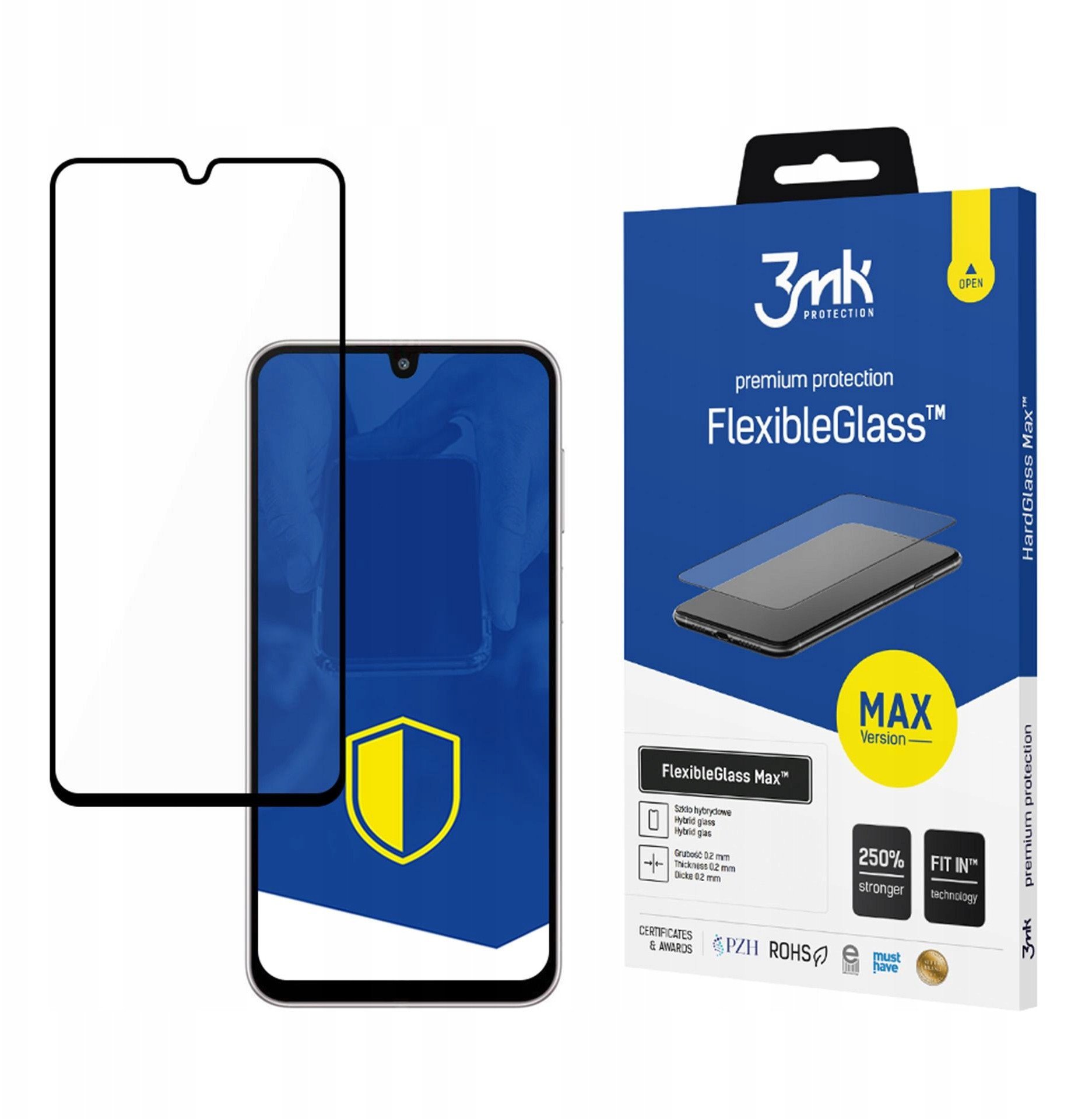 Samsung Galaxy M16 5G - 3mk FlexibleGlass Max Black