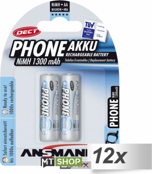 Ansmann Bateria MaxE AA / R6 1300mAh 24 szt.