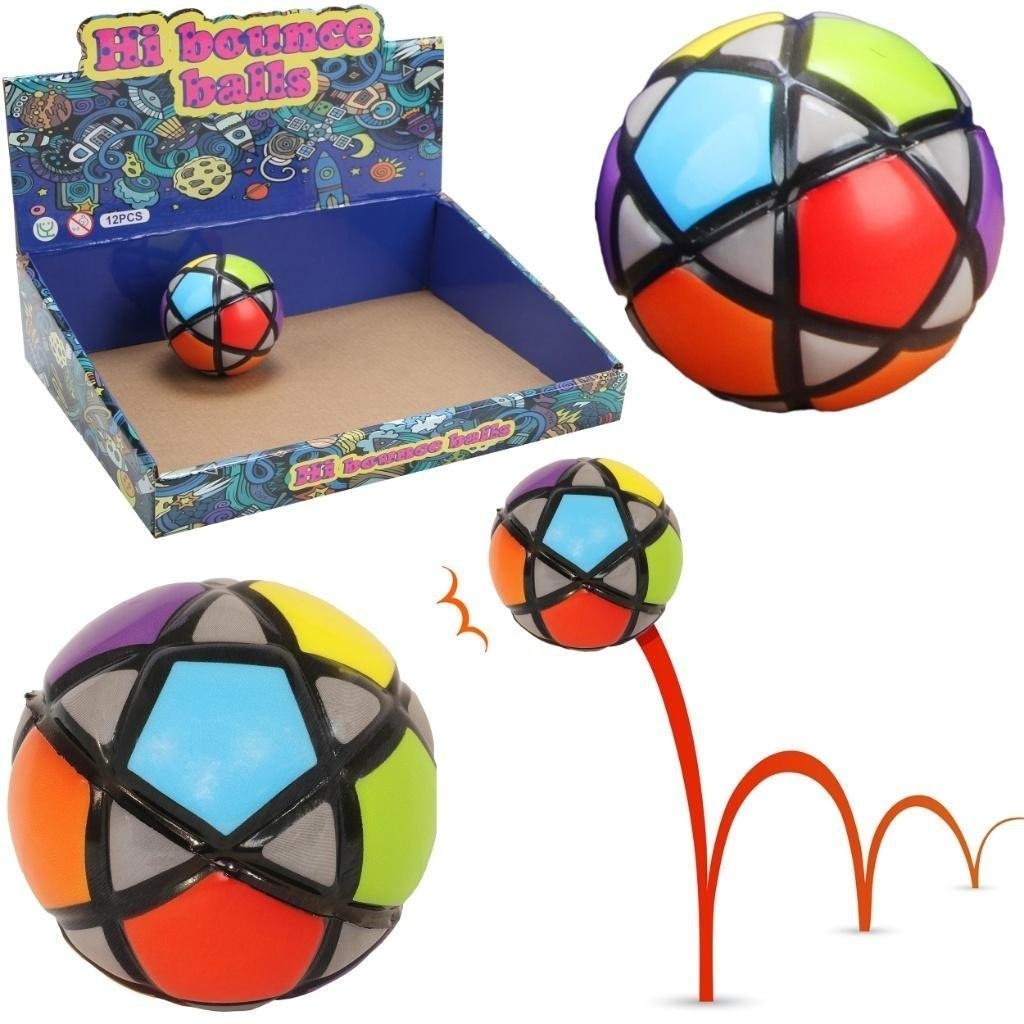 Piłka mocno odbijajaca się 12/box A-1055 82965