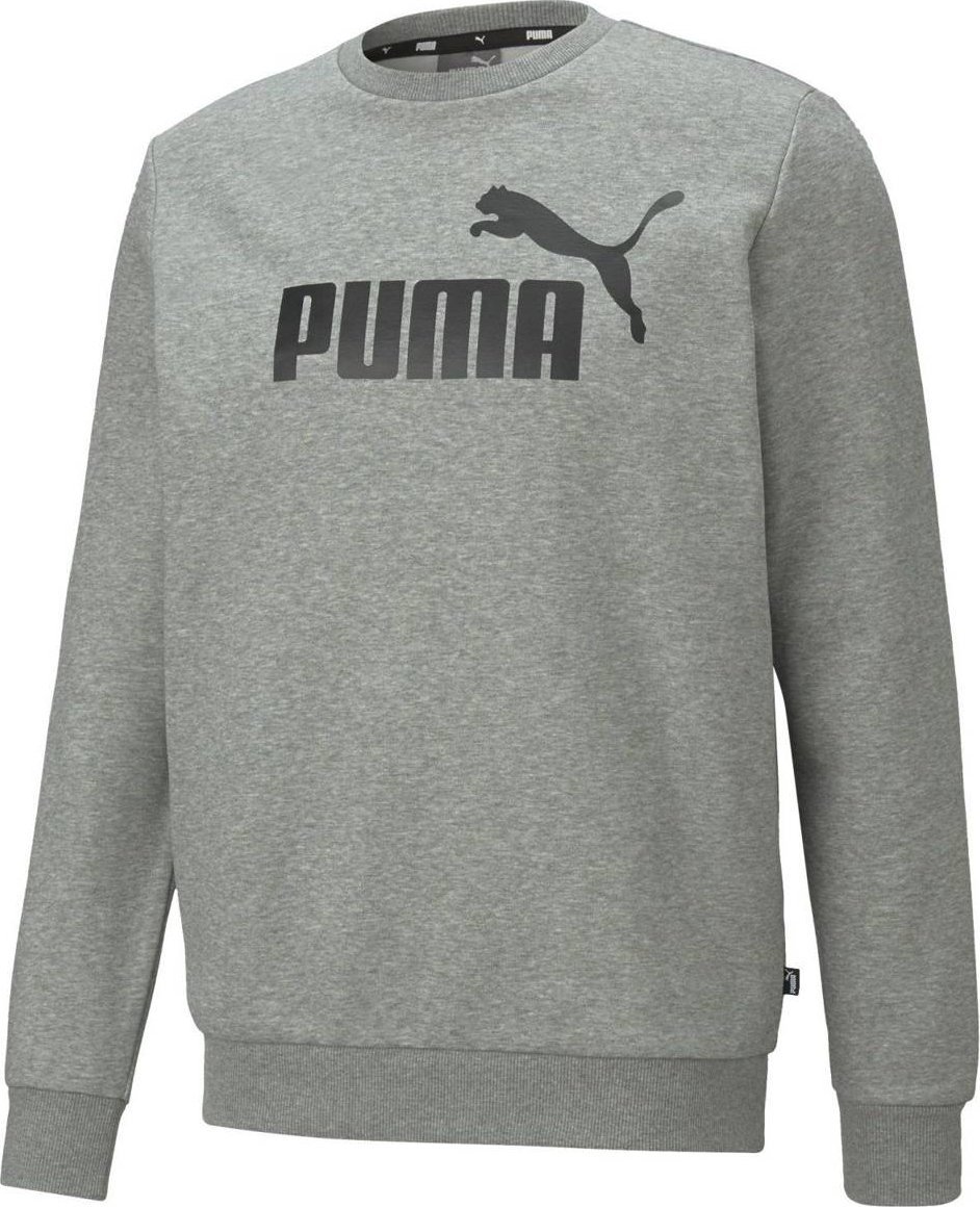 Puma Bluza męska PUMA ESS BIG LOGO CREW FL MEDIUM GRAY HEATHER XL