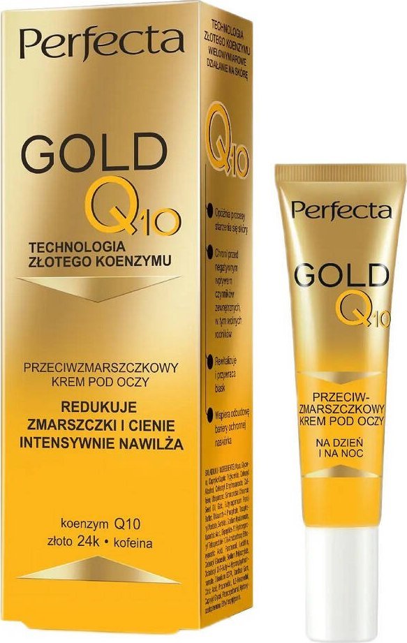 Perfecta Perfecta Gold Q10 przeciwzmarszczkowy krem pod oczy 15ml