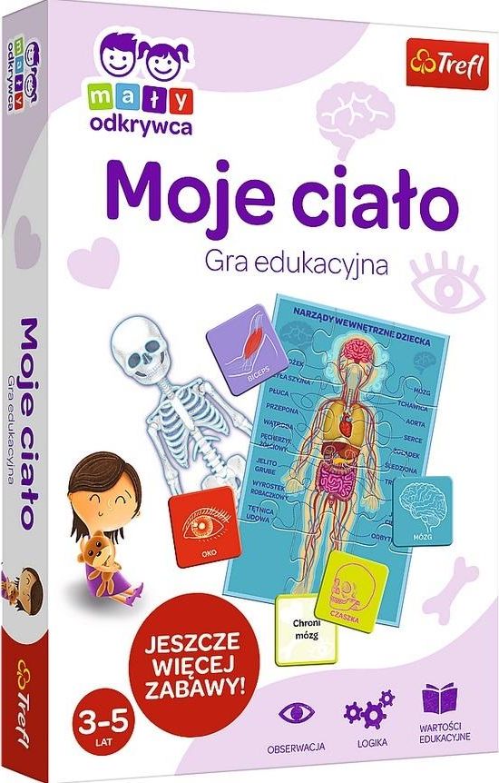 Trefl -GRA MALY ODKRYWCA MOJE CIALO TREFL PUD