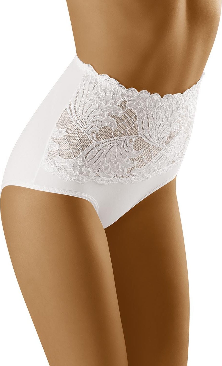 Wolbar Wol-Bar Kaja biały 2XL Majtki figi modelujące