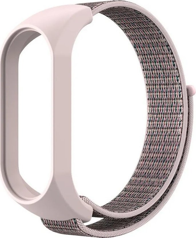Braders Opaska / Pasek Nylonowy Braders do Xiaomi Mi Band 5 / 6 / 7 różowy