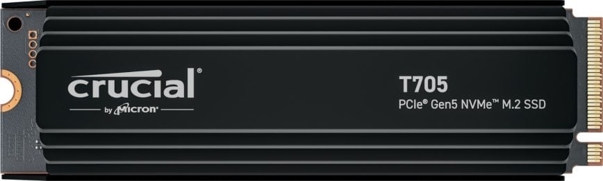 Dysk SSD Crucial T705 2TB M.2 2280 PCI-E x4 Gen5 (CT2000T705SSD5)