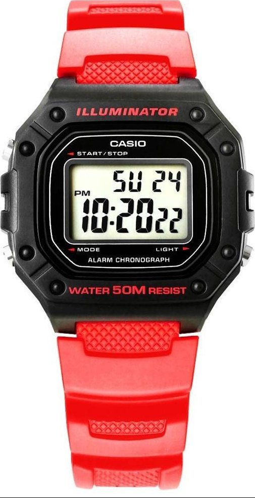 Zegarek Casio Zegarek Męski CASIO W-218H-4BVDF