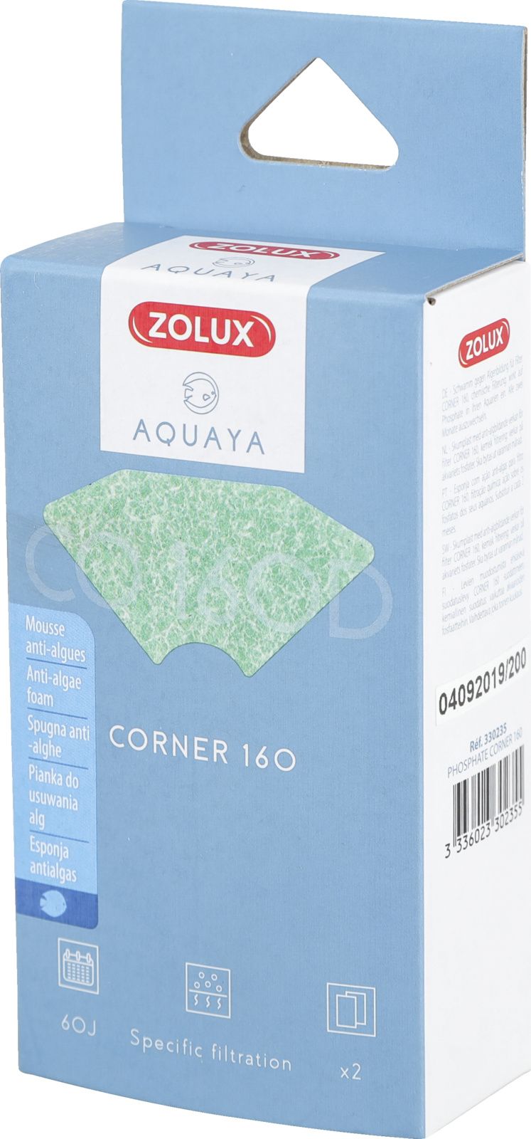Zolux AQUAYA Wkład Phosphate Corner 160