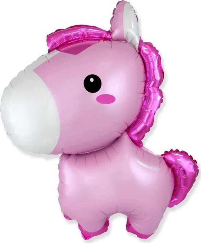 GoDan Balon foliowy Konik różowy 72cm
