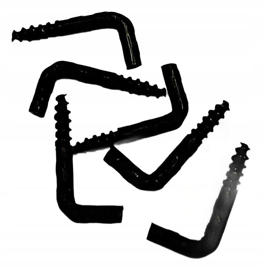 SCREW HOOK 30X4,2X13X16 RUST BLACK/6PCS