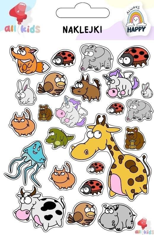 Naklejki dla dzieci Zwierzęta 1