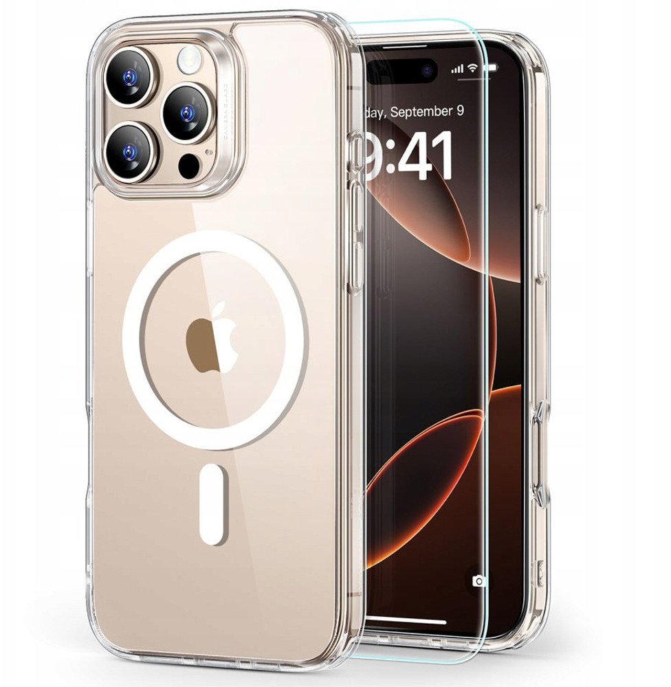 ESR CLASSIC HYBRID MAGSAFE & TEMPERED GLASS IPHONE 17 PRO CLEAR