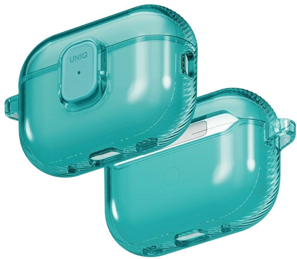 Uniq Etui Glase Pro do Apple AirPods Pro 3 Lock Case turkusowy