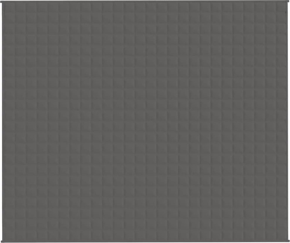 vidaXL vidaXL Koc obciążeniowy, szary, 220x260 cm, 11 kg, tkanina