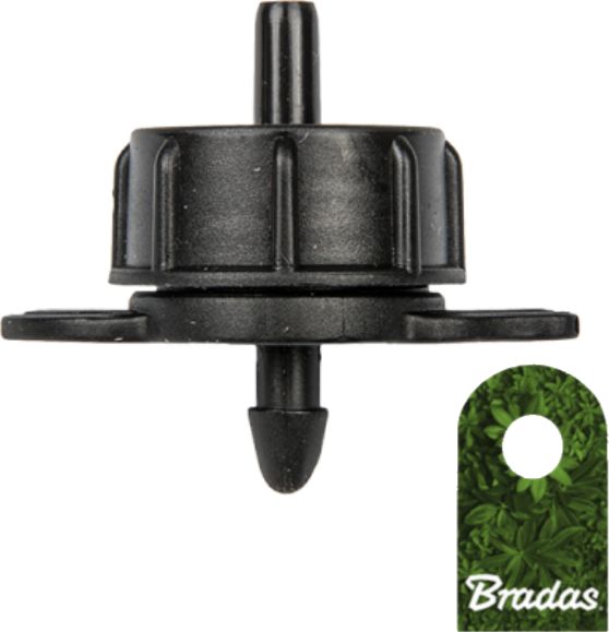 Bradas Kroplownik z przepływem turbulentnym 4l/h wyjście 4mm 0063