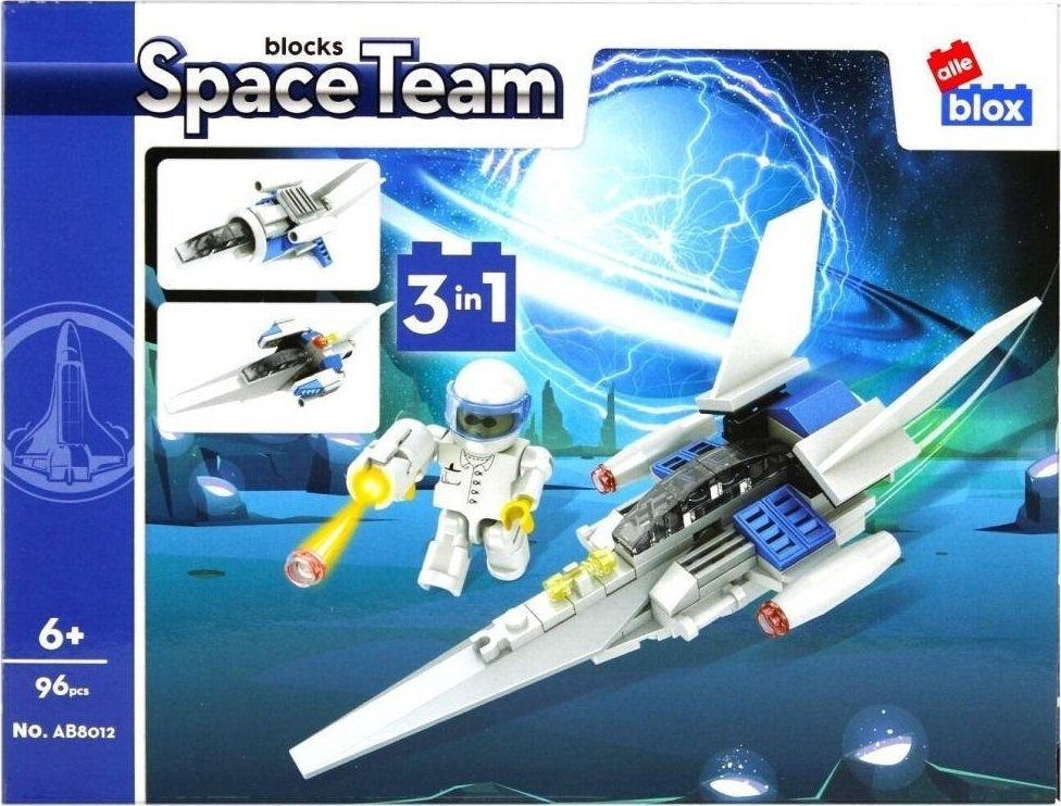 ALLEBLOX Klocki konstrukcyjne Space 96 elementów ALLEBLOX