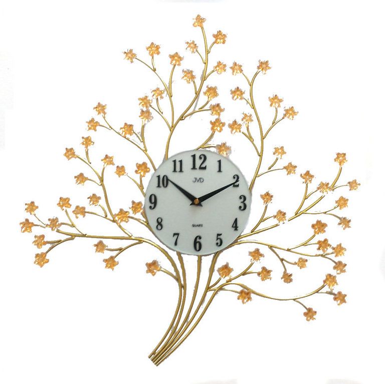 JVD Zegar ścienny JVD HJ40 z kryształkami średnica 51 cm