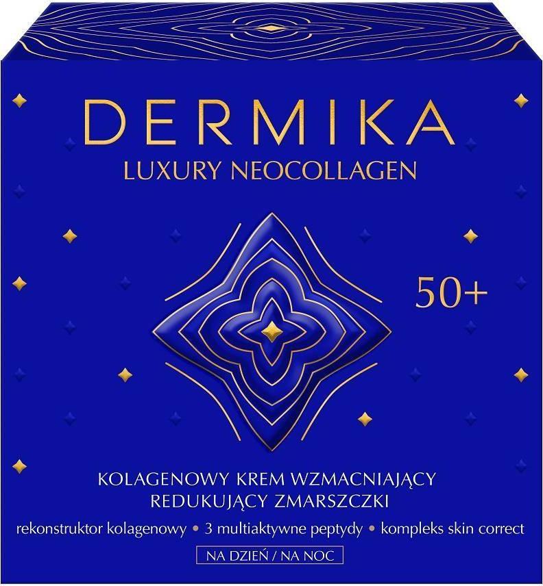Dermika Luxury Neocollagen 50+ Kolagenowy krem wzmacniający do redukcji zmarszczek 50ml