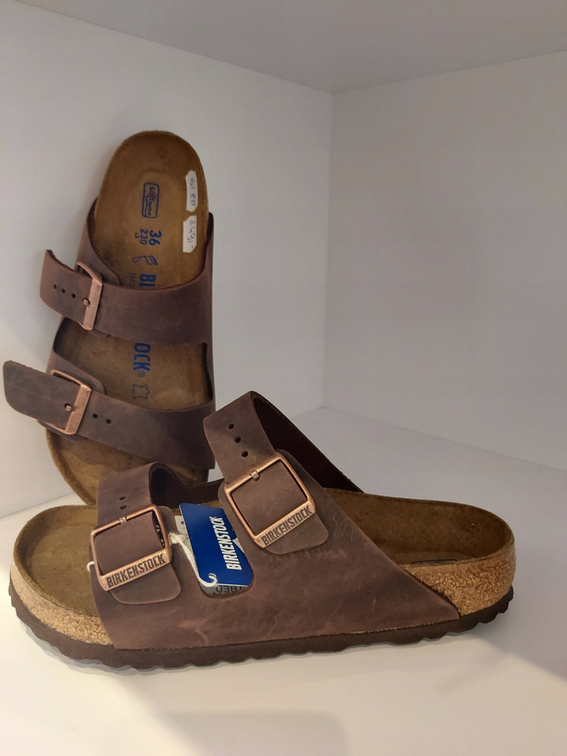 Birkenstock Birkenstock Arizona FL WB Habana 452761 Brązowe 36
