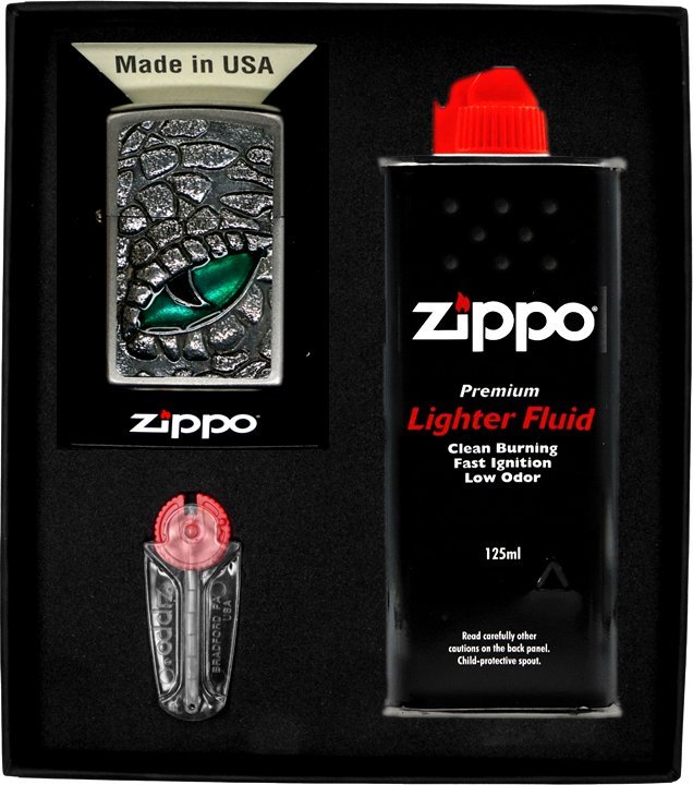 Zestaw ZIPPO Zapalniczka KROKO EYE Prezentowy No1