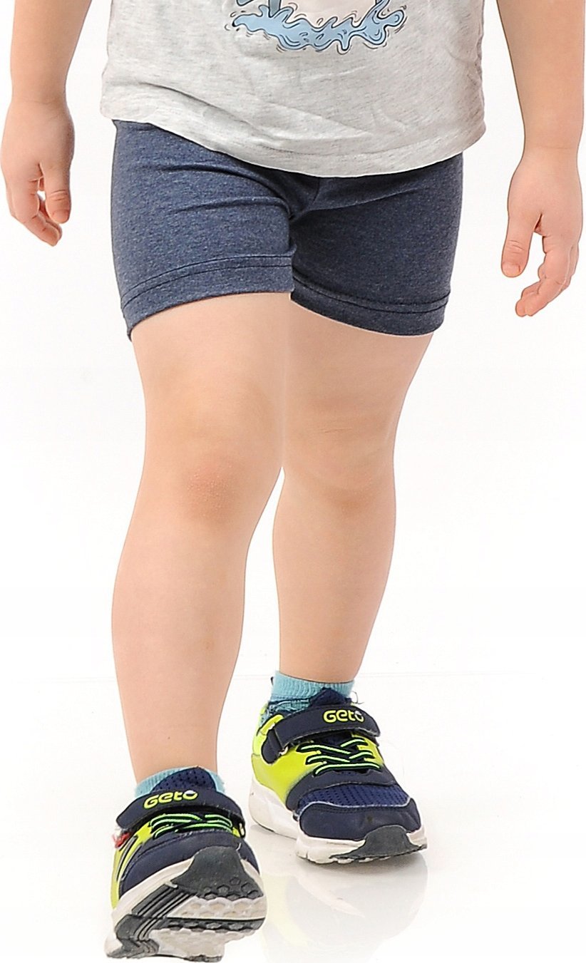 Krótkie spodenki chłopięce Kolarki dziecięce Getry 1/2 Szorty Jeans 140