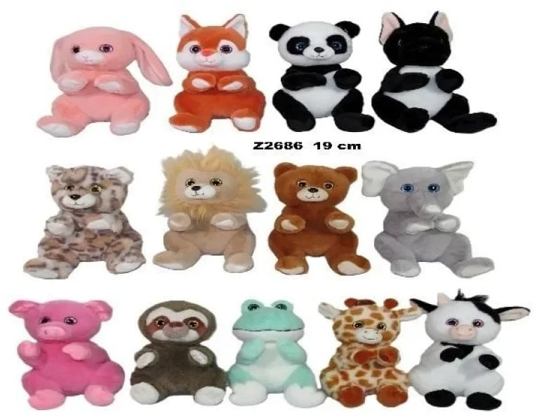 Zwięrzeta Z-2686 13rodz mix 19cm 173904