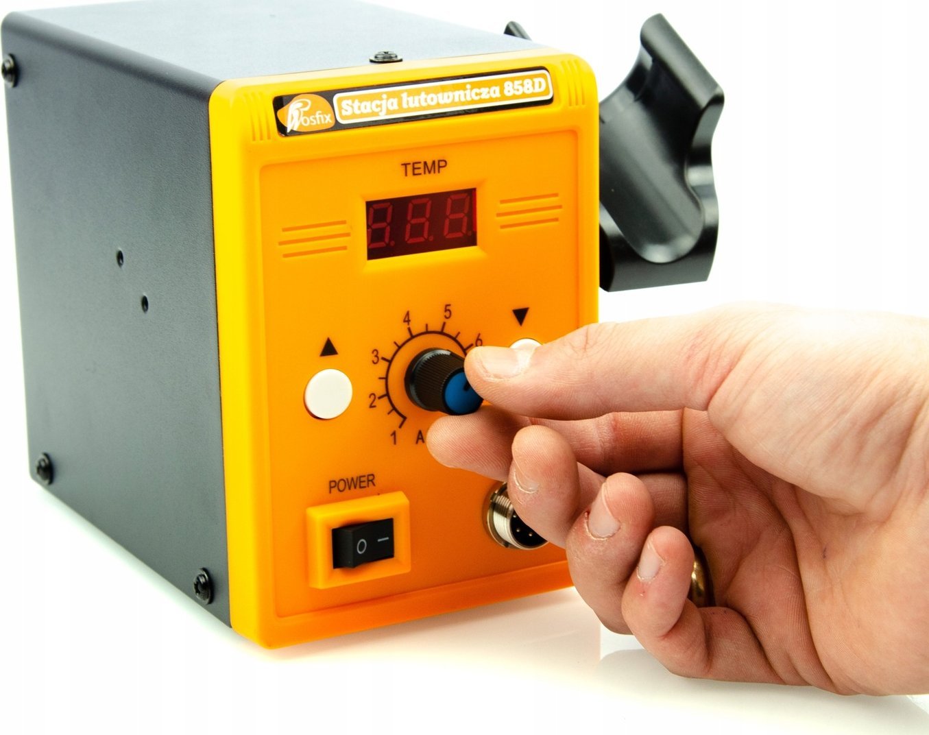 Rosfix STACJA LUTOWNICZA SPAWARKA PLASTIKU 858D +GRZAŁKA