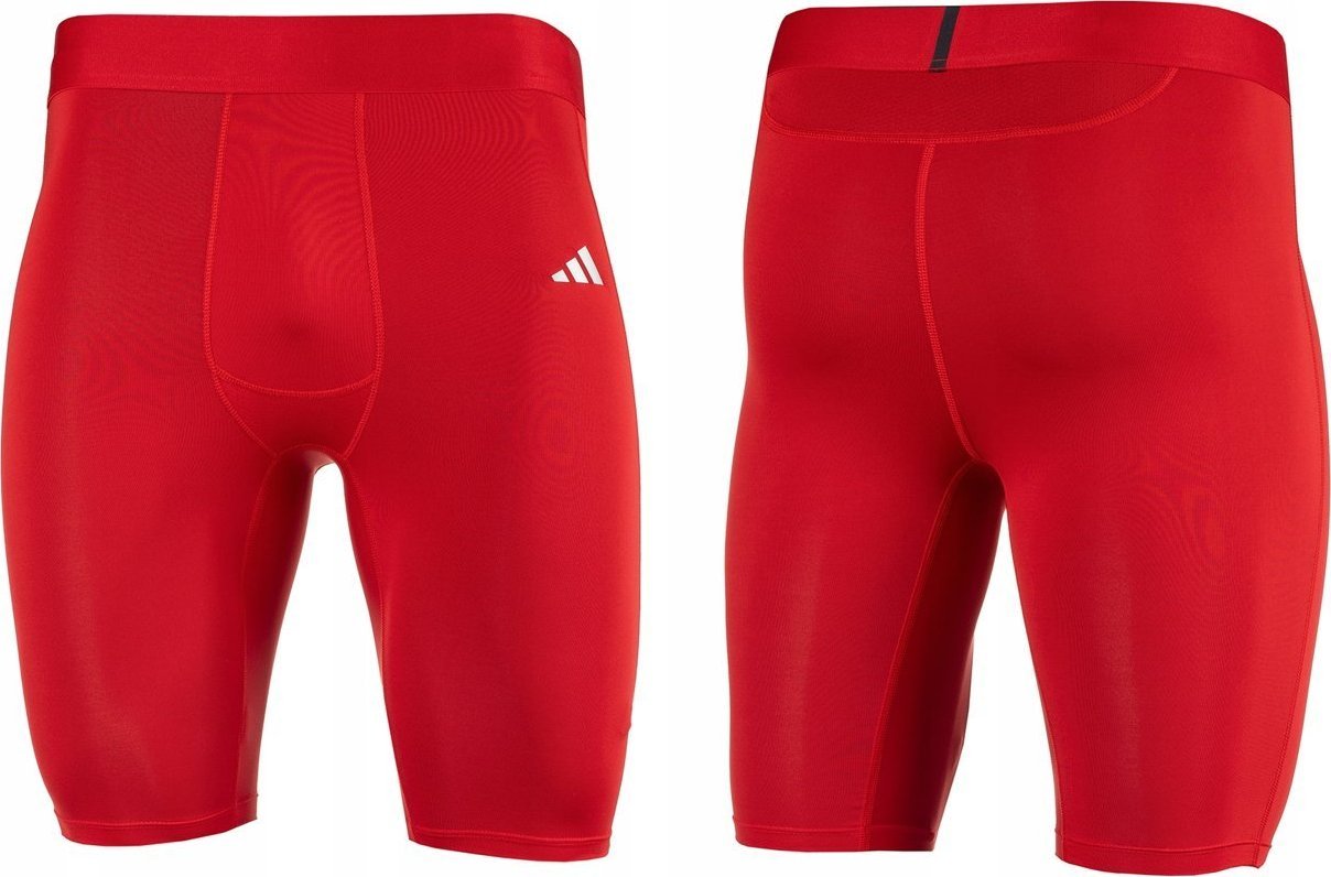Adidas Spodenki męskie adidas Techfit Aeroready Short Tights czerwone HP0616 XL