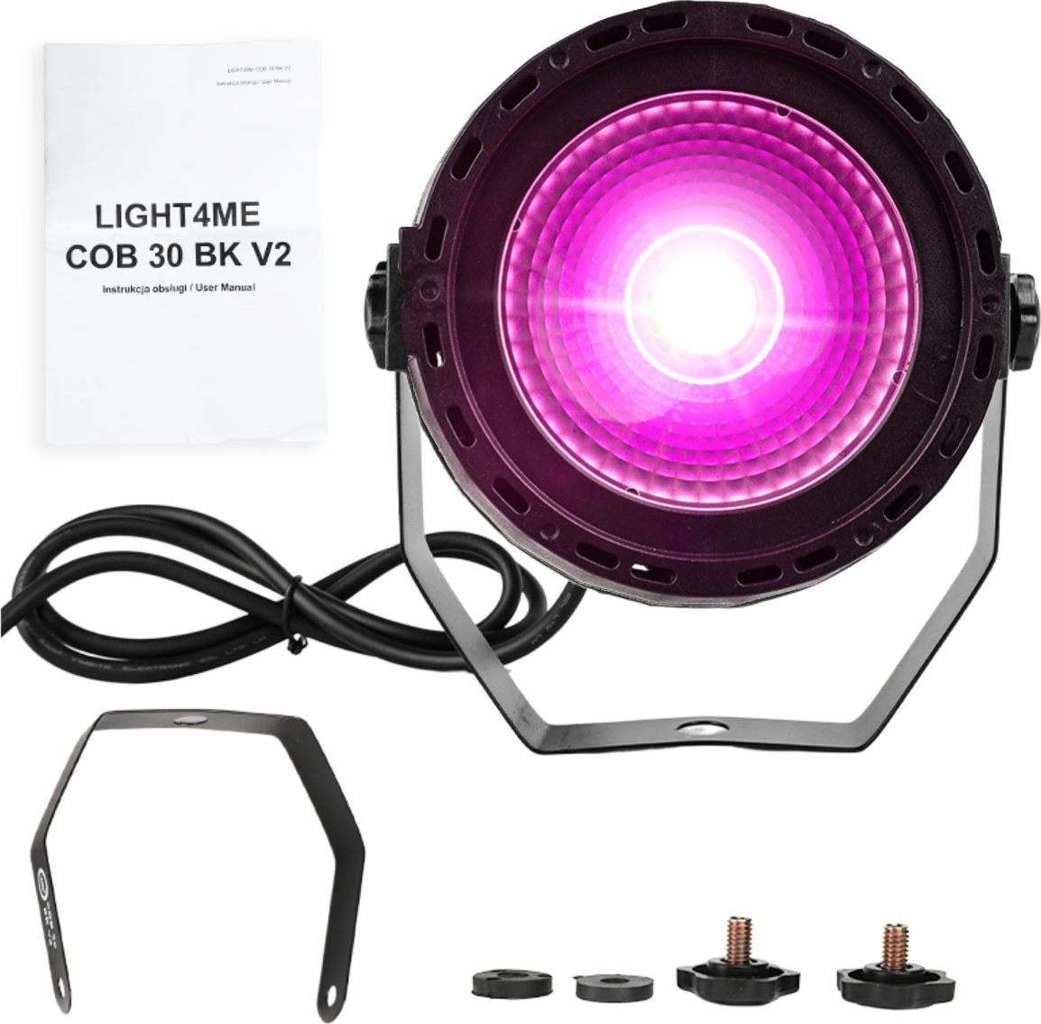 DNA REFLEKTOR PAR EFEKT ŚWIETLNY LED RGB OŚWIETLENIE SCENICZNE LAMPA DISCO