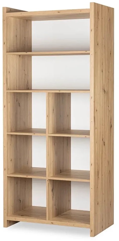 Regał AMELIA 84cm dąb na zabawki LITTLE SKY