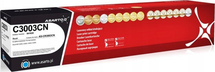 Toner Asarto Toner Asarto do Ricoh C3003CN | 841820 | 18000 str. | cyan