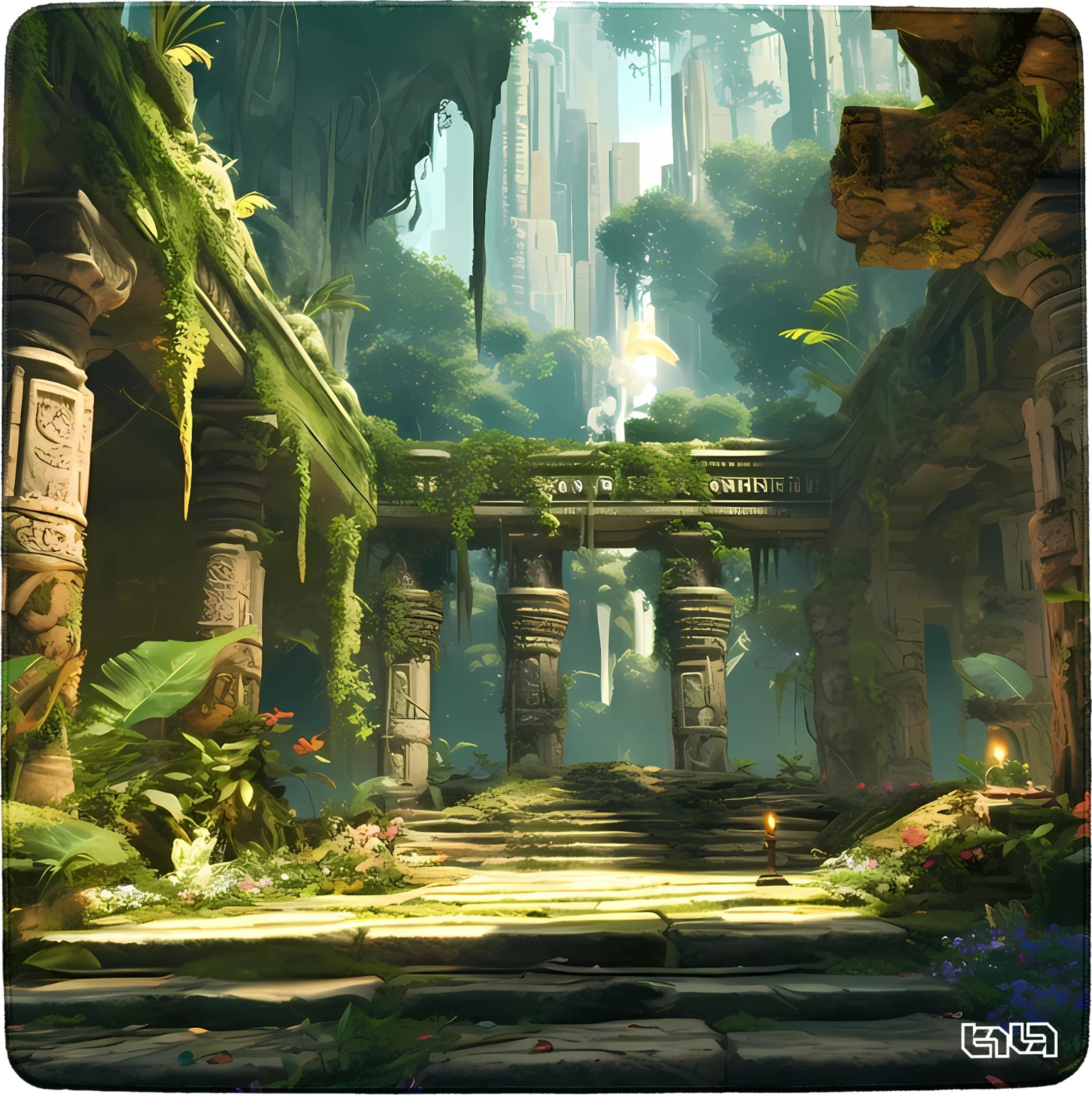 Tilt Mata pod Krzesło Tajemnicza Świątynia 100x100