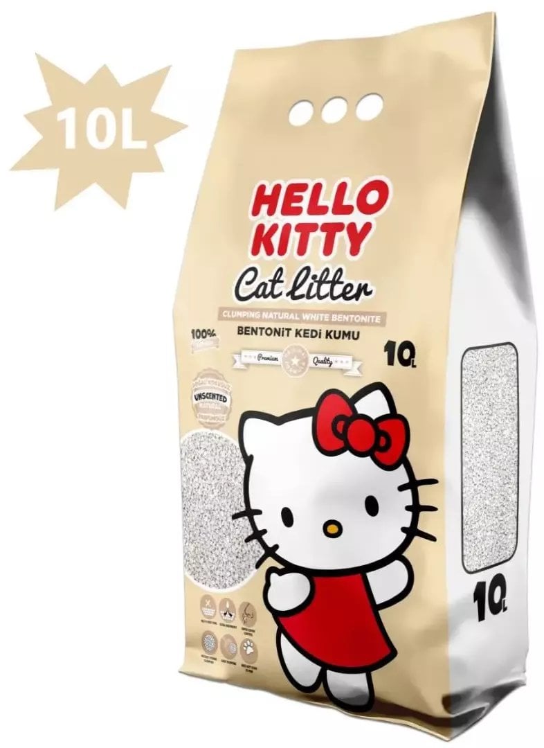 Żwirek dla kota HelloKitty żwirek bentonit dla kota 10L