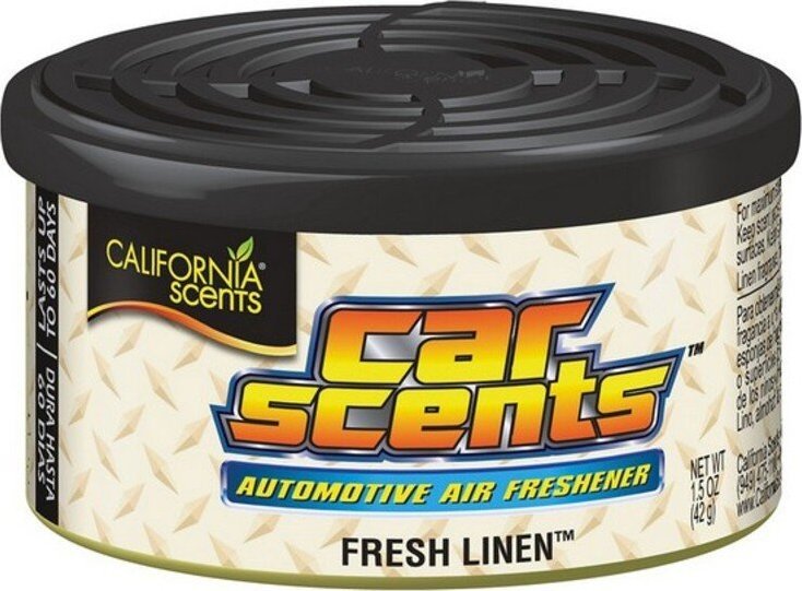 California Scents Odświeżacz powietrza do samochodu California Scents Fresh Linen Guma do żucia